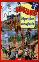DINOZAURY OD POCZĄTKÓW DO WYGINIĘCIA KSIĄŻKA PUZZLE TW