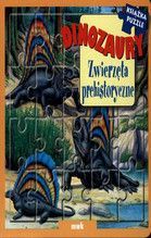 DINOZAURY ZWIERZĘTA PREHISTORYCZNE KSIĄŻKA PUZZLE TW
