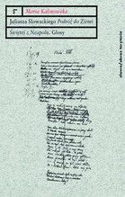 JULIUSZA SŁOWACKIEGO PODRÓŻ DO ZIEMI ŚWIĘTEJ Z NEAPOLU GLOSY
