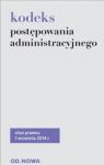 KODEKS POSTĘPOWANIA ADMINISTRACYJNEGO 01.09.2014