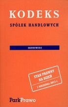 KODEKS SPÓŁEK HANDLOWYCH SKOROWIDZ 01.09.2011