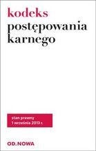 KODEKS POSTĘPOWANIA KARNEGO 1.09.2013