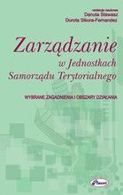 ZARZĄDZANIE W JEDNOSTKACH SAMORZĄDU TERYTORIALNEGO